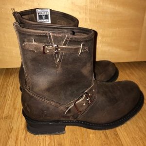 Leather Ankle Boots (size 8)